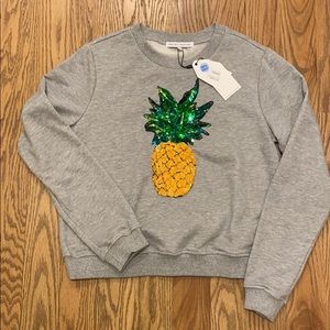 Sequin Pineapple Sweatshirt.